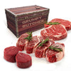 Grumpy Butcher 8 Steaks Full House Set - 4 Top Sirloin Steak (6 oz), 2 Ribeye (14 oz), 2 Filet Mignon (8 oz) - Food Gifts of Pre