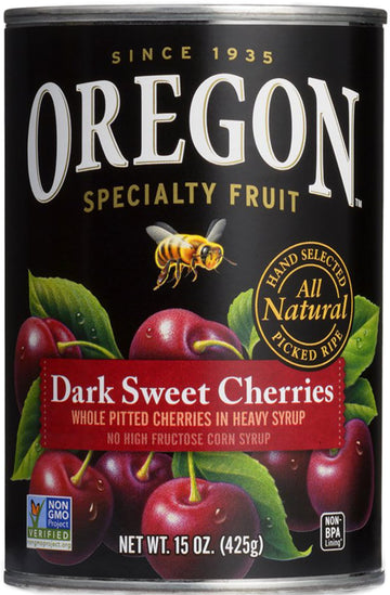 Oregon Specialty Fruit, Dark Sweet Cherries, Pitted, All-Natural,15 Ounce (Pack Of 3)