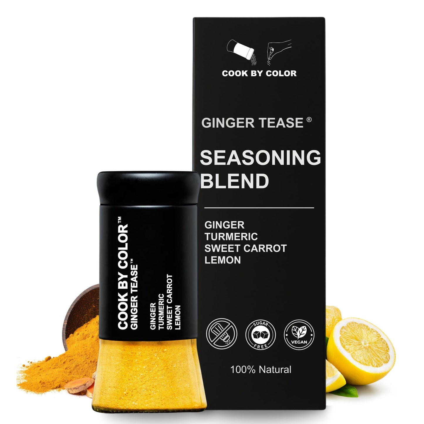 Cook by Color, Seasonings and Spices for Cooking, Beef, Chicken, Seafood and Egg, All Natural Seasoning, Keto and Vegan, No Sodi