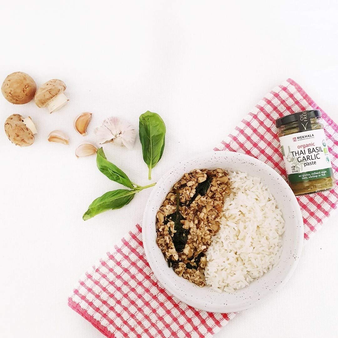Mekhala Organic Gluten-Free Thai Basil Garlic