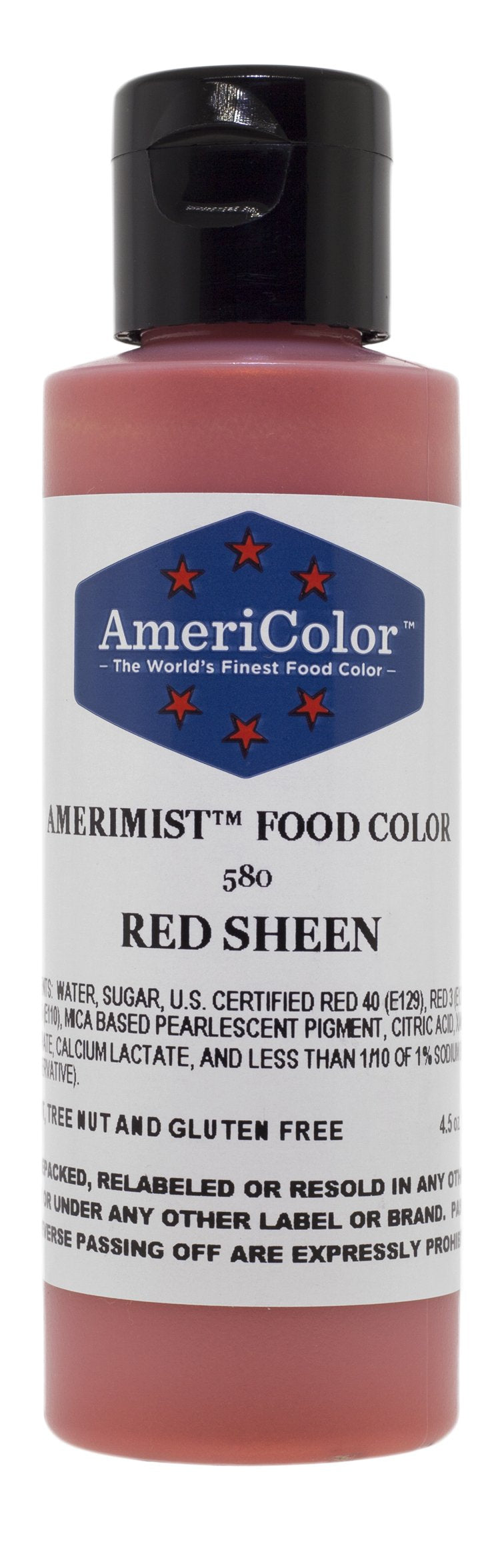 Americolor Amerimist Airbrush Color 4.5 Ounce, Red Pearl Sheen