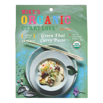 Mike'S Organic Curry Love - Organic Curry Paste - Green Thai - Case Of 6 - 2.8 Oz.(D0102Hx7Rwu.)