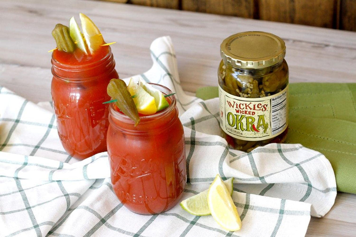 Sims Foods, Wickles Wicked Okra, 16 Oz (Pack Of 4)