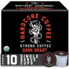 Hardcore Single Serve Coffee Pods For Keurig K Cup Malt-Inspired, High Caffeine, Strong Roast, 10 Count