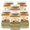 Pride Of India - PACK of 6 - Quinoa & Basmati Whole Grain Mix - Brown Rice Quinoa Supergrain, 3 lbs Jar