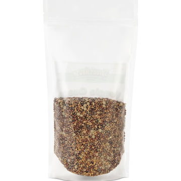 The Sprout House Veggie Queen Salad Mix Certified Organic Non-Gmo Sprouting Seeds - Red Clover, Red Lentil, French Lentil, Daiko