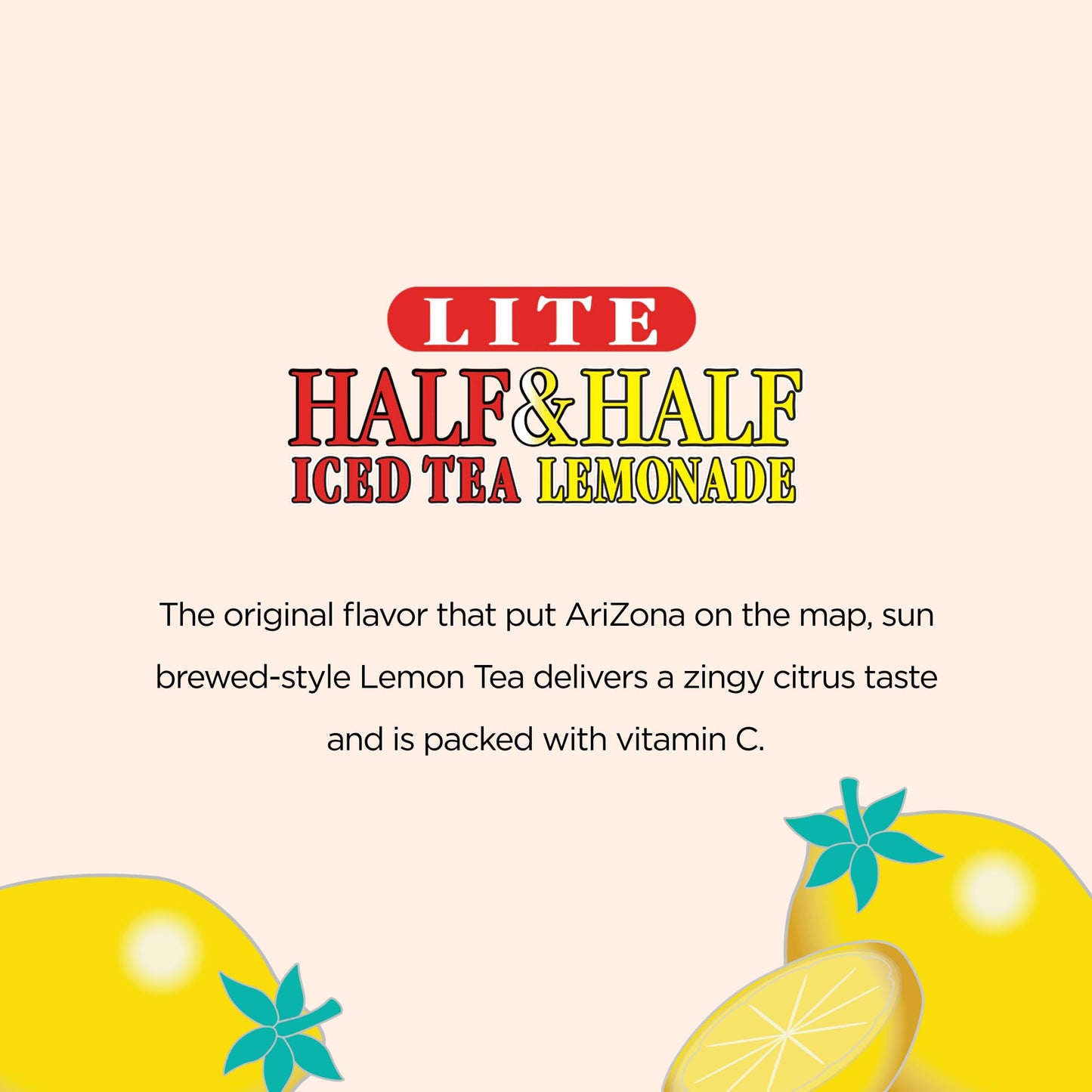 Arizona Arnold Palmer Lite Half Ice Tea & Half Lemonade 128 Fl Oz