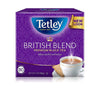 Tetley British Blend enhanced Black Tea 80 Teabags (Pack of 4)