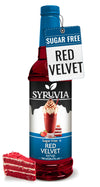 Syruvia Sugar-Free Red Velvet Coffee Syrup - 25.4 fl oz. Premium Coffee Flavoring Syrup. 0 Calories, Kosher, and Gluten-Free. Pe