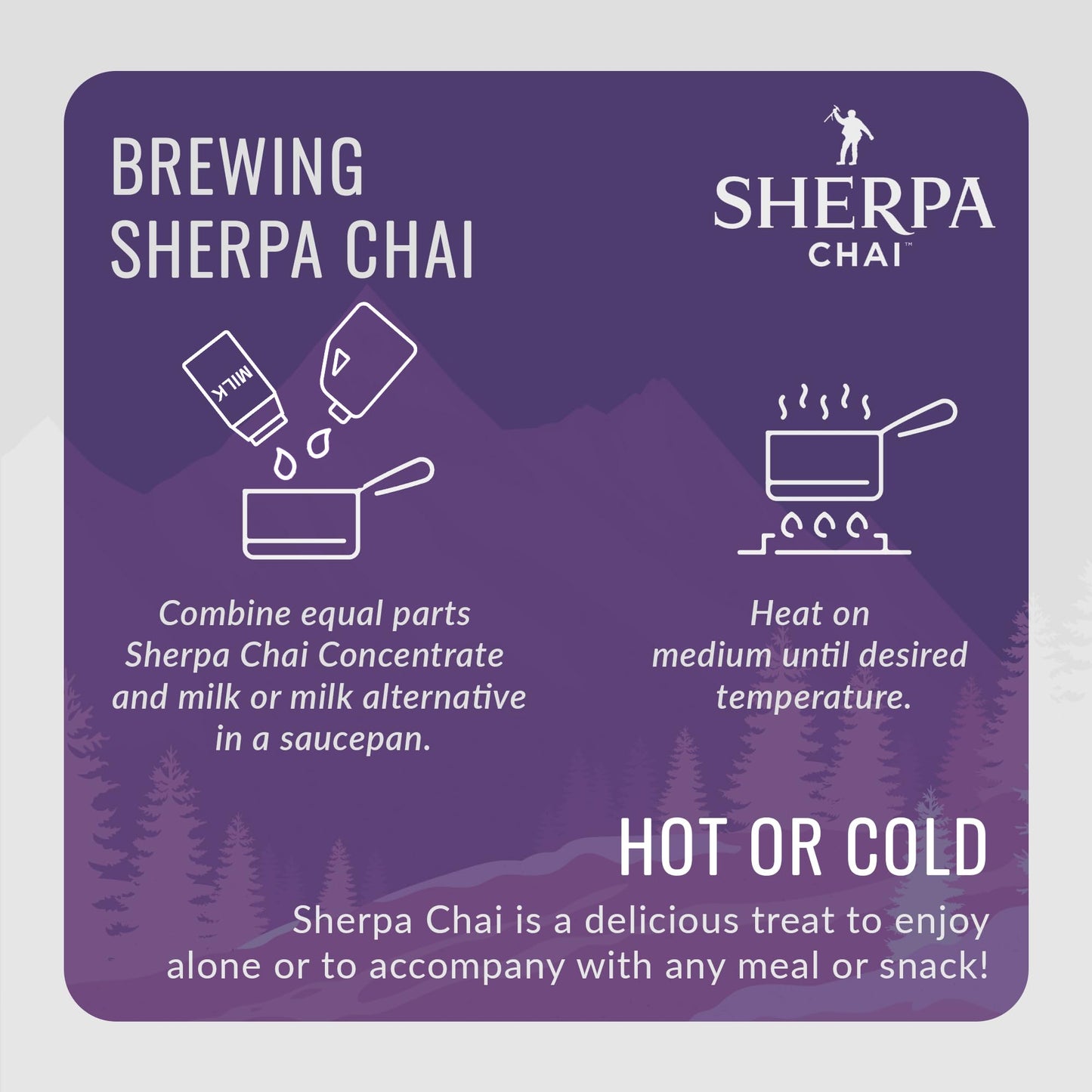 Sherpa Chai Traditional Chai Tea Concentrate - Hand Crafted Black Tea - 64 Fl Oz - Non-GMO Ingredients