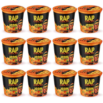 Rap Snacks Beef Prime Rib ICON Ramen Noodles E-40-Pack of 12