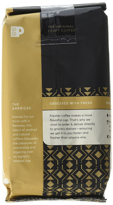 Peet'S Coffee Caf   Domingo, Medium Roast Ground Coffee, 12 Ounce Bags (Pack Of 2) Smoothly Sweet, Balanced, & Bright Medium Roa