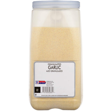McCormick Culinary Granulated Garlic Powder, Coarse-Ground, 7.25 lb Container