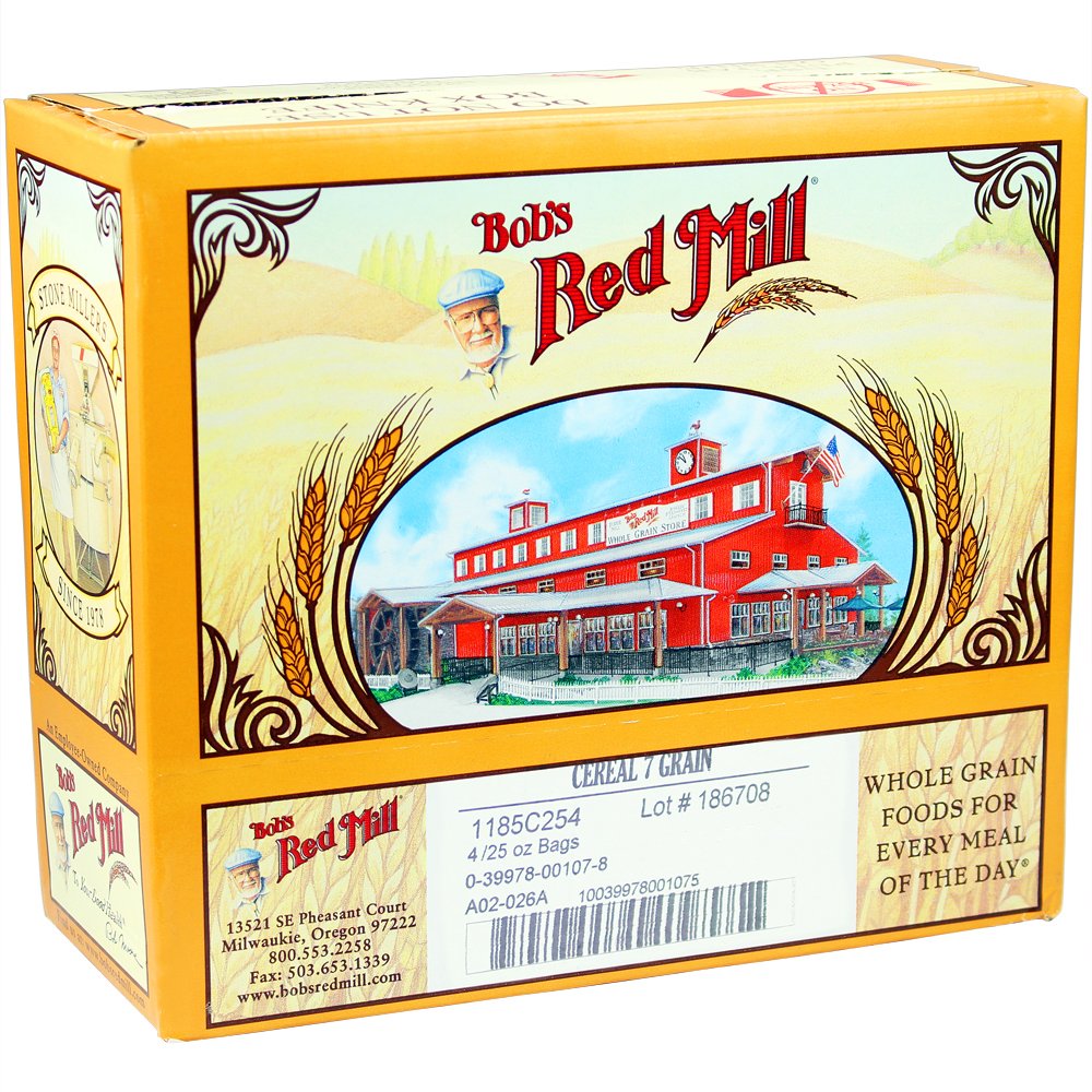 Bobs Red Mill 7 Grain Hot Cereal, 25 Ounce (Pack of 4), Model 1185C254