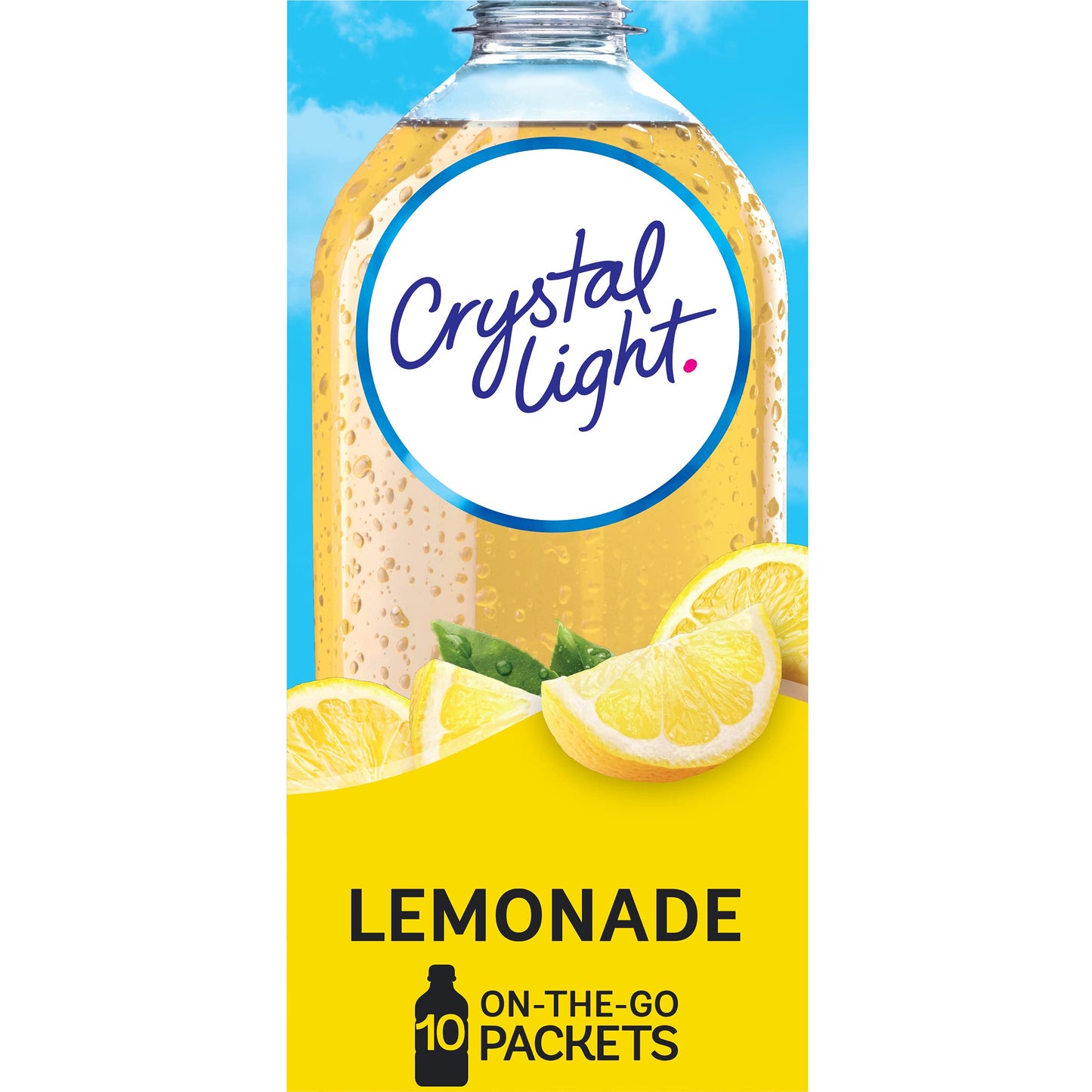 Crystal Light Sugar-Free Lemonade Drink Mix (60 On-the-Go Packets)10 Count (Pack of 6)