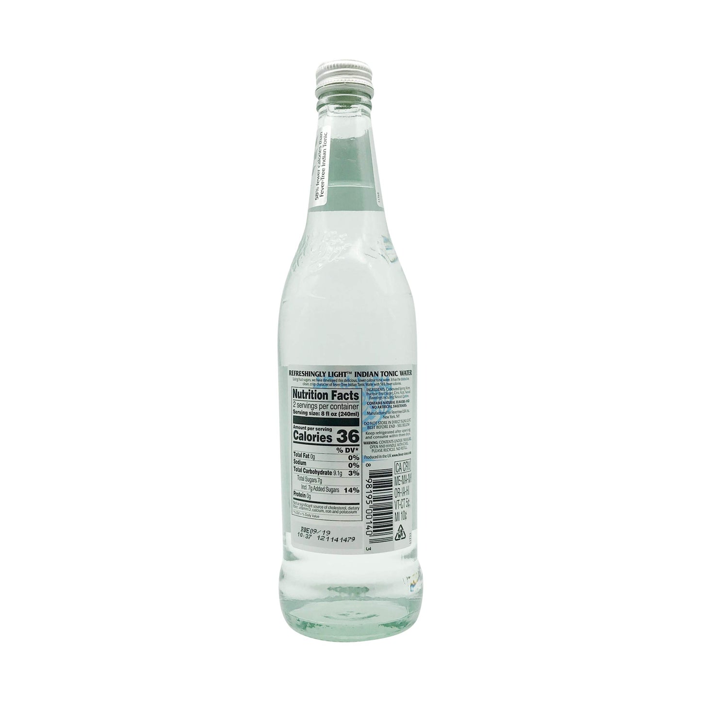 Fever-Tree - Refreshingly Light Tonic Water Mixer Indian - 16.9 fl. oz.