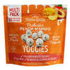 Natures Garden Probiotic Peach Mango Yoggies 21oz (30 x 0.7oz) - Yogurt Covered Fruit Snack High Fiber Real Fruit Pieces Healthy Fruit Snack Packs