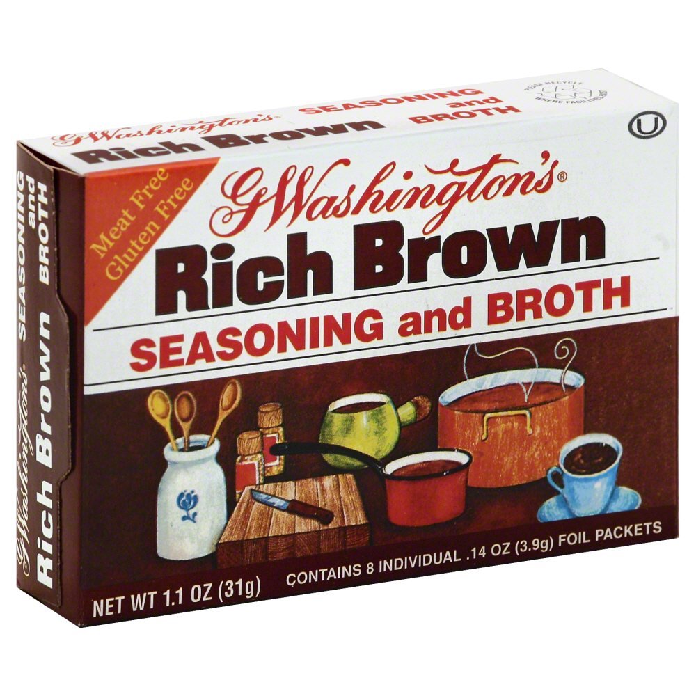 George Washington Rich Brown Seasoning And Broth 1.1 Oz (Pack Of 3)