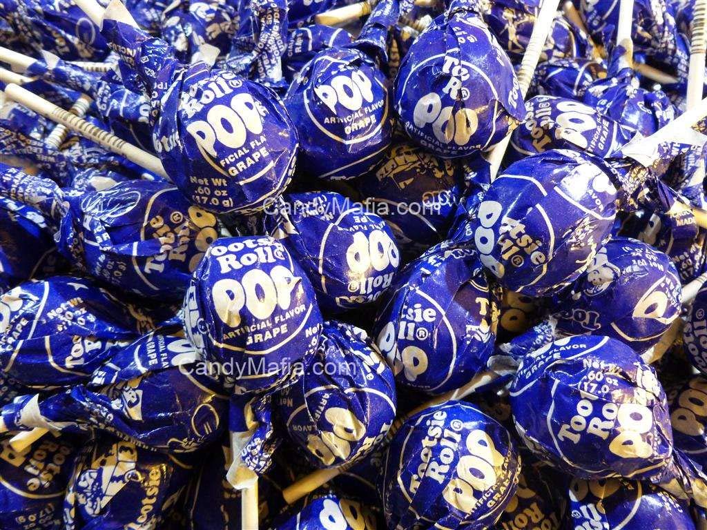 Grape Tootsie Pops 60 Pops