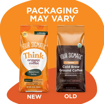 Four Sigmatic Organic Lion'S Mane Ground Coffee, 12 Oz