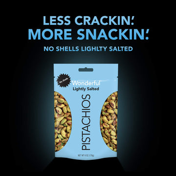 Wonderful Pistachio Lightly Salted Shelled Pistachios, 6 OZ