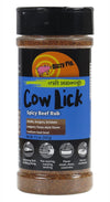 Dizzy Pig Cow Lick Spicy Beef Seasoning Rub, 8oz Shaker, MSG Free, Gluten Free, Hand Made in the USA