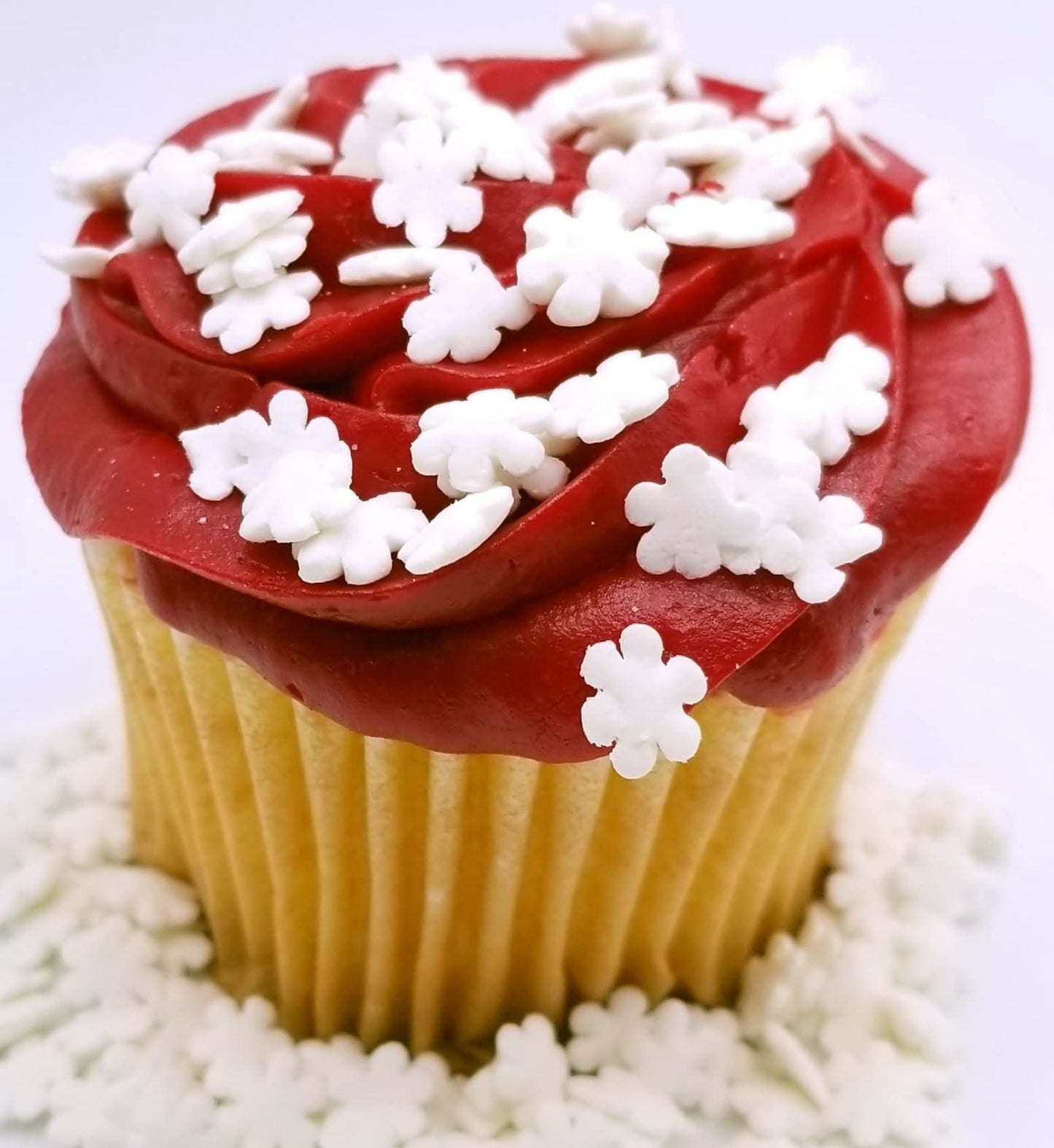 Ncs White Christmas Snowflakes Edible Sprinkles, 8 Ounces, Great For Cupcakes, Cookies, Cakes, Cakes Pops