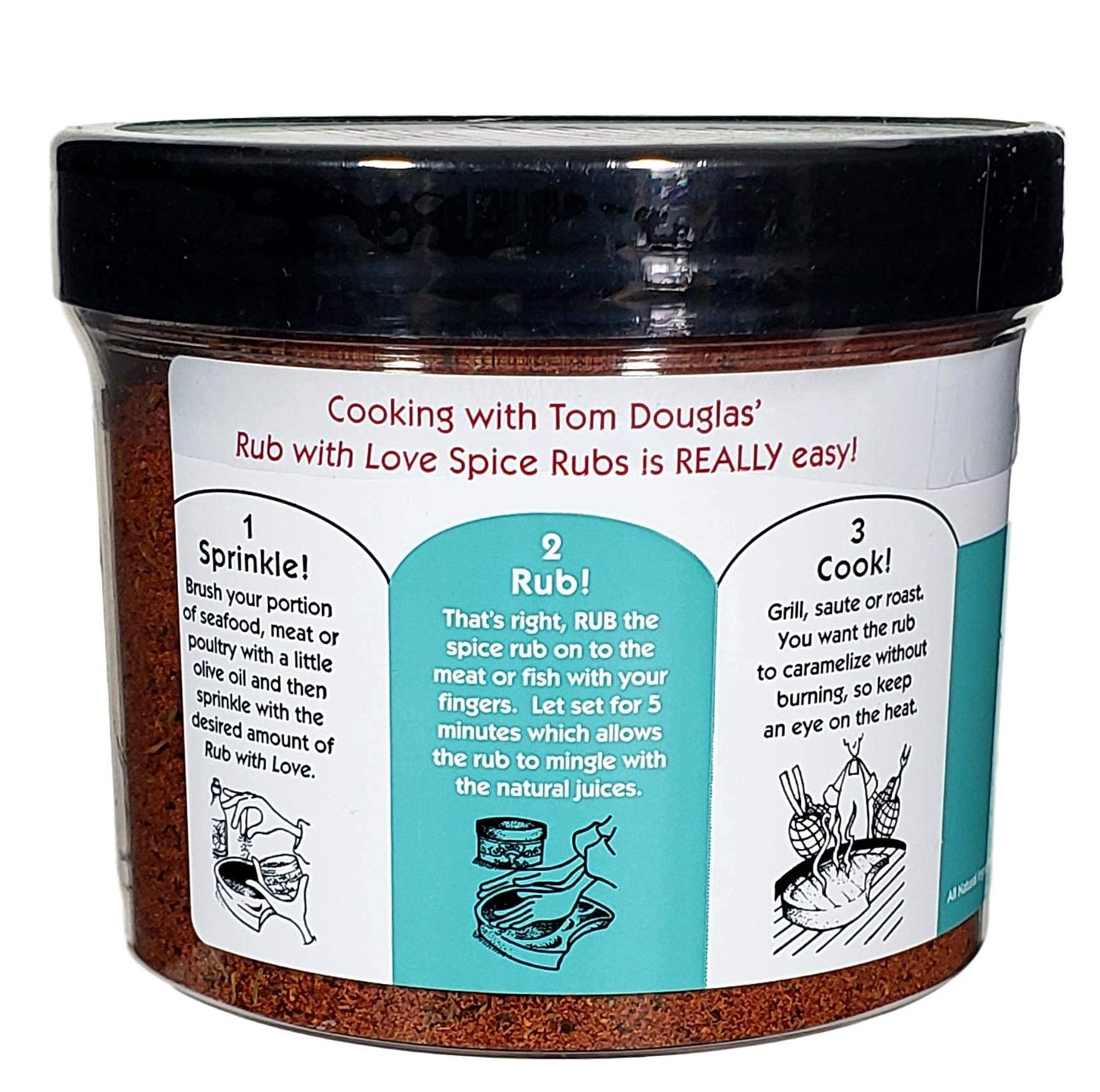 Rub with Love Salmon Rub Seasoning, 16 Ounce (Pack of 1)