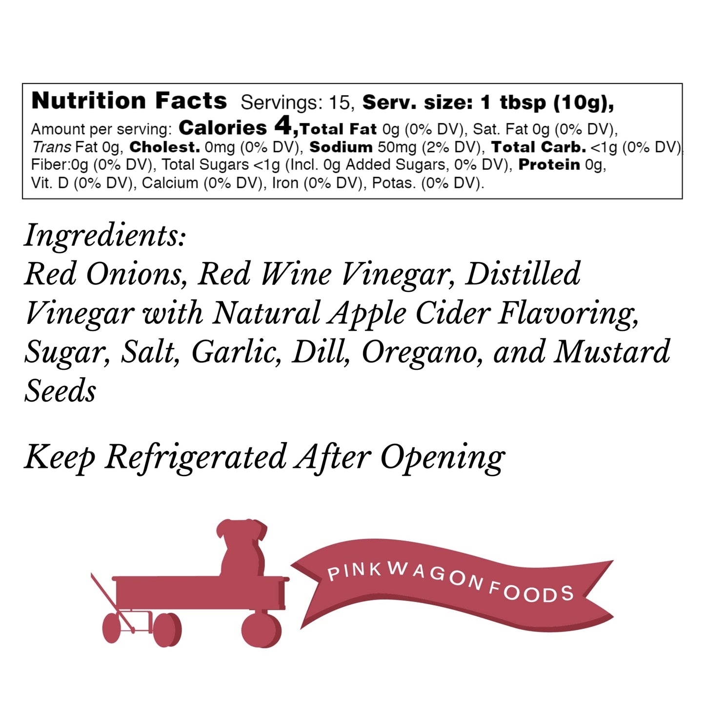 Pickled Pink Onions | Garden Herb | 12 Oz.