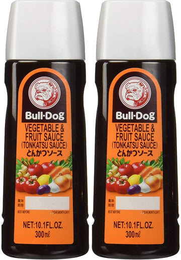 Bull-Dog Vegetable & Fruit Tonkatsu Sauce 10.1 Fl. Oz. (2 Bottles)