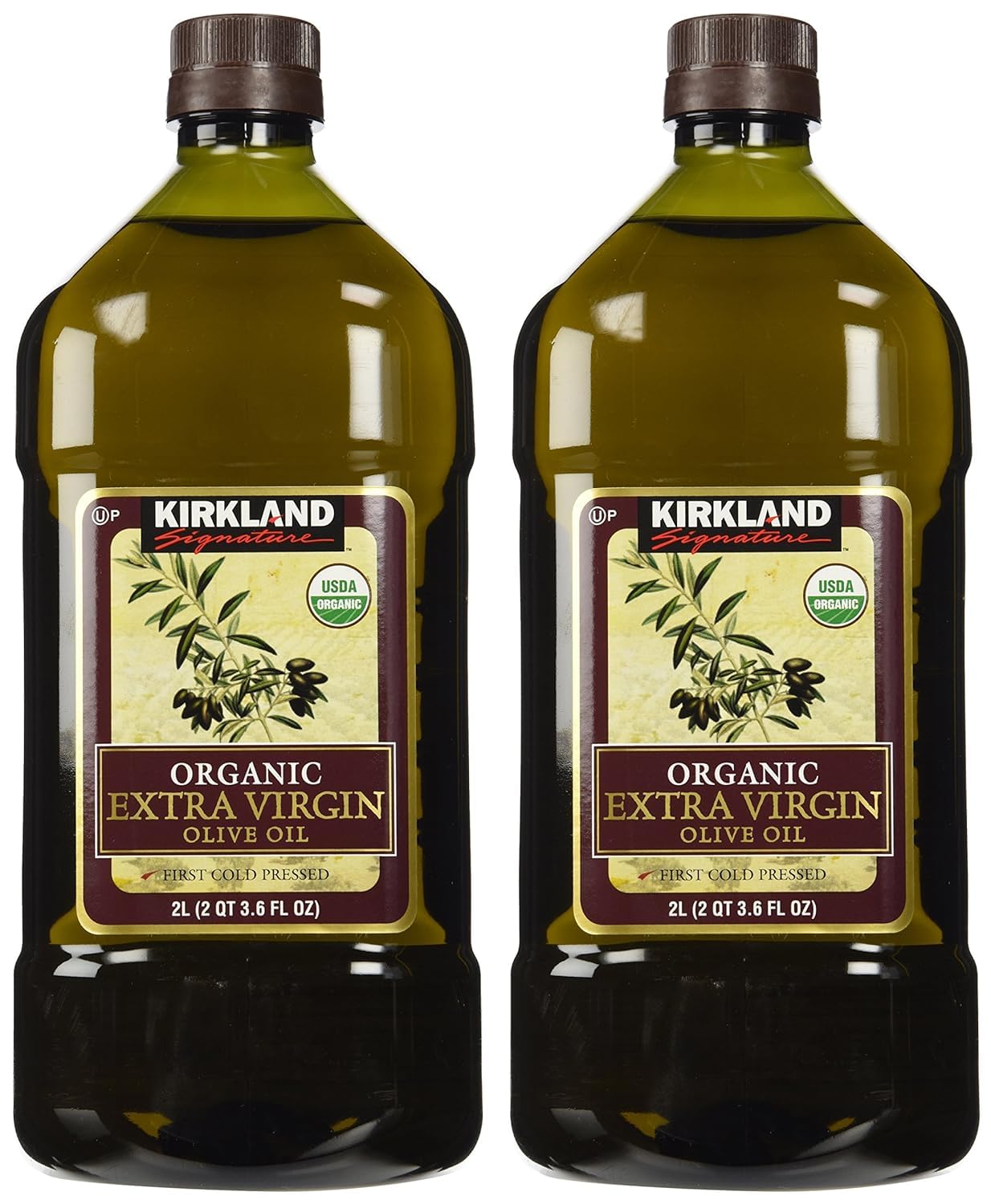 Kirkland Signature 2 X Organic Extra Virgin Olive Oil, 2 Liters