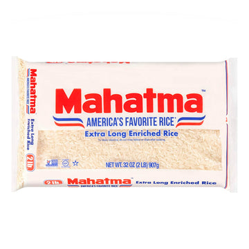 Mahatma Extra-Long-Grain Rice 2-Pound Rice Bag, Gluten-Free And Non-Gmo White Rice Bulk Bag, 1 Bag Of Rice
