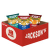 Jacksons Classic Kettle Potato Chips (Variety Pack, 1.5 oz, Pack of 18) - Made with Premium Avacado Oil, Sea Salt, Salt & Vinega