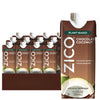 Zico Chocolate Coconut Water, Dairy-free, Plant-based, tastes like Chocolate Milk, 11.2 Fl Oz (Pack of 12)