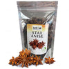 Fusion Select Dried Star Anise - Whole Badian Spice for Oriental & Indian Dishes & Recipes - Natural Herbs & Seasoning for Bakin