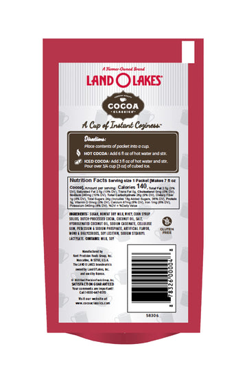 Land O Lakes Cocoa Classics, Raspberry & Chocolate Hot Cocoa Mix, 1.25-Ounce Packets (Pack Of 72)