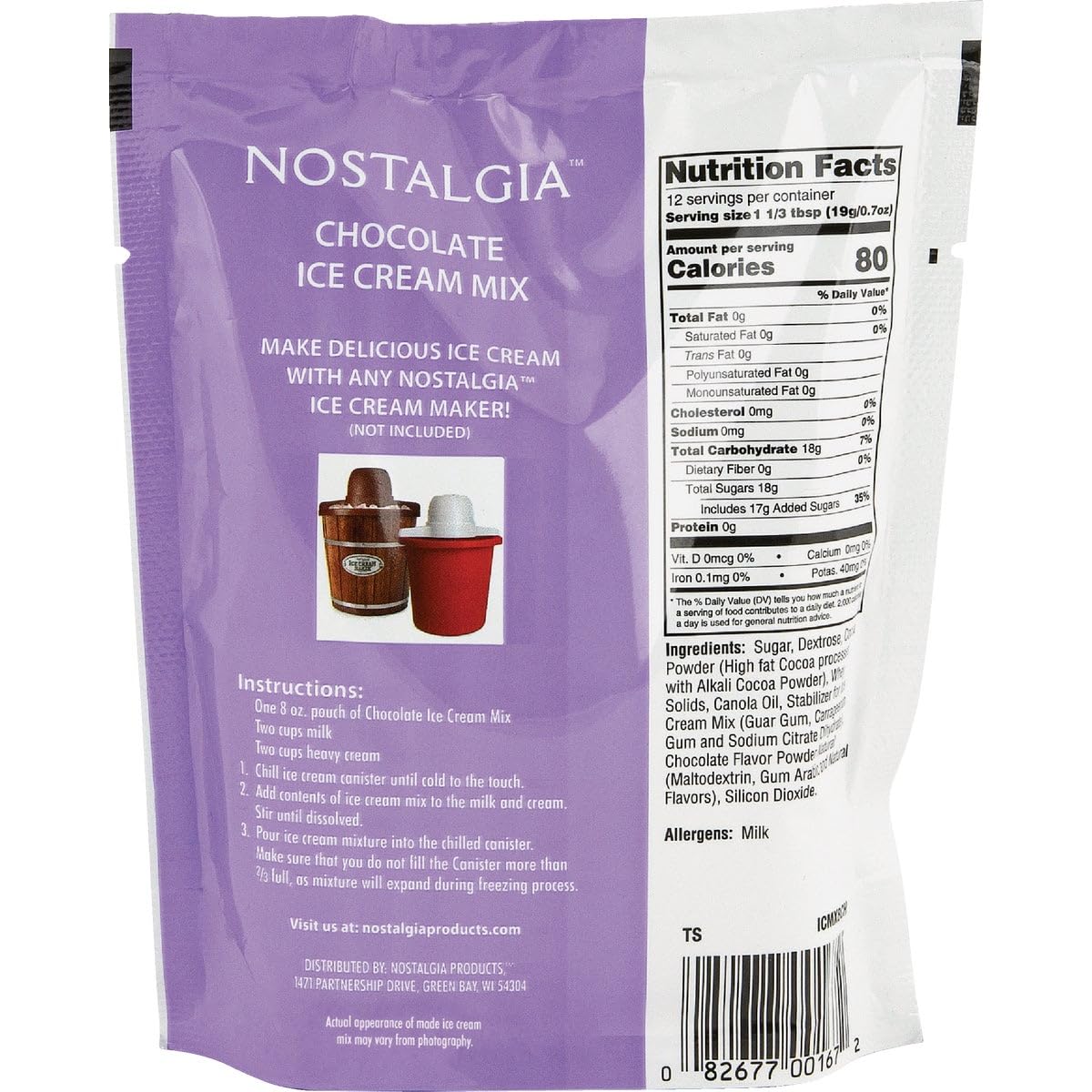 Creamy Chocolate Ice Cream Mix