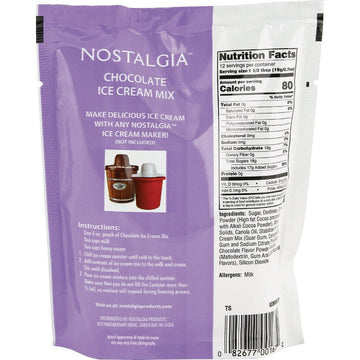 Creamy Chocolate Ice Cream Mix