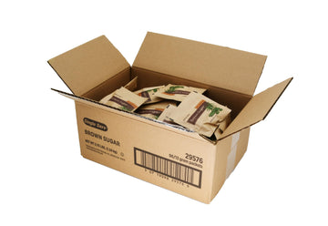 Single Serv Brown Sugar Packets - All Natural Premium Quality, Easy To Open For Convenient Portion Control, Perfect For Condimen