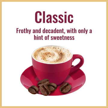 Hills Bros Instant Decadent Classic Cappuccino Mix With A Hint Of Sweetness, Easy To Use And Convenient, Enjoy Coffeehouse Flavo