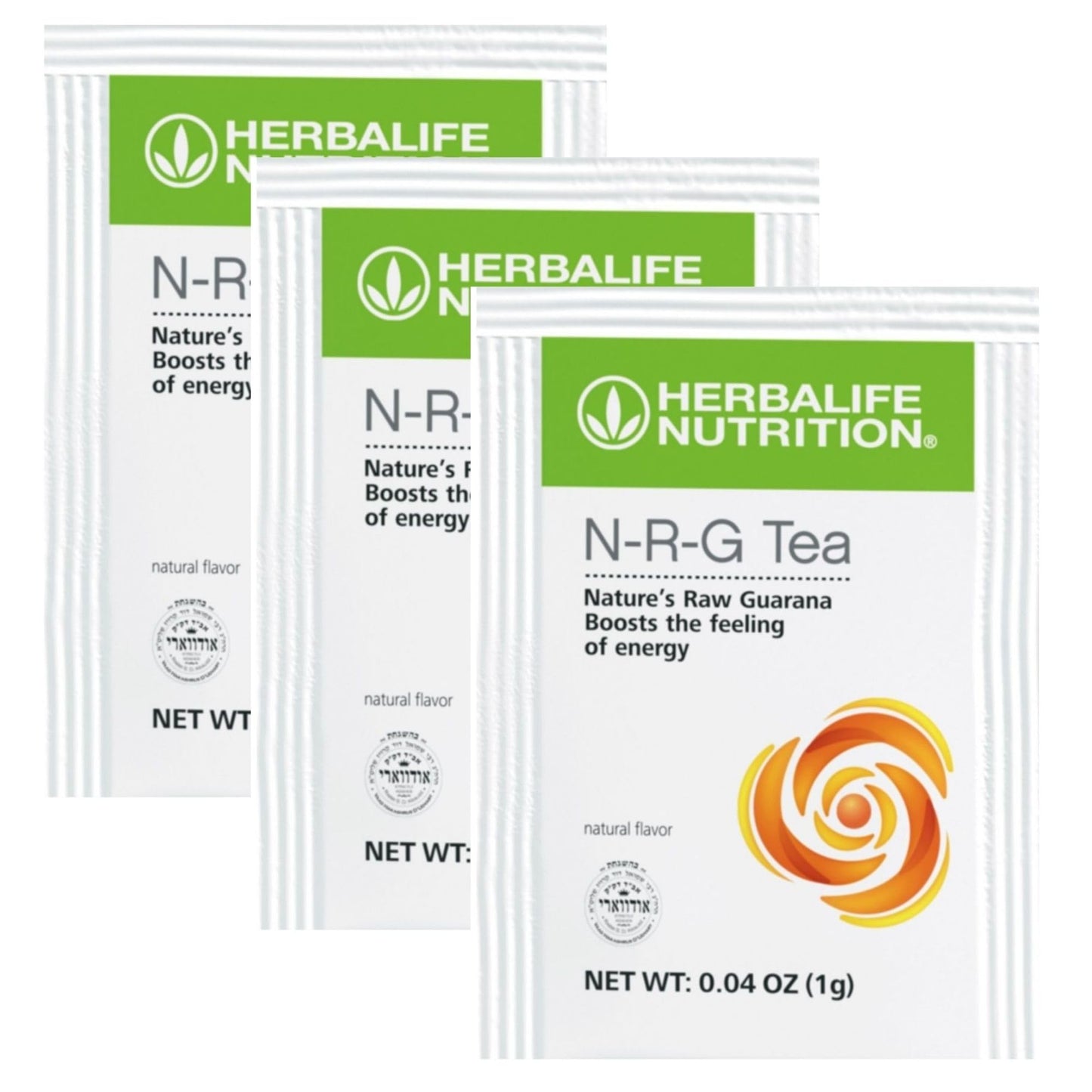 Herbalife N-R-G Guarana Tea, 30 Packets, Naturally Flavored, 0 Calories, Instant Energy Boost, 0.04 Ounce Each