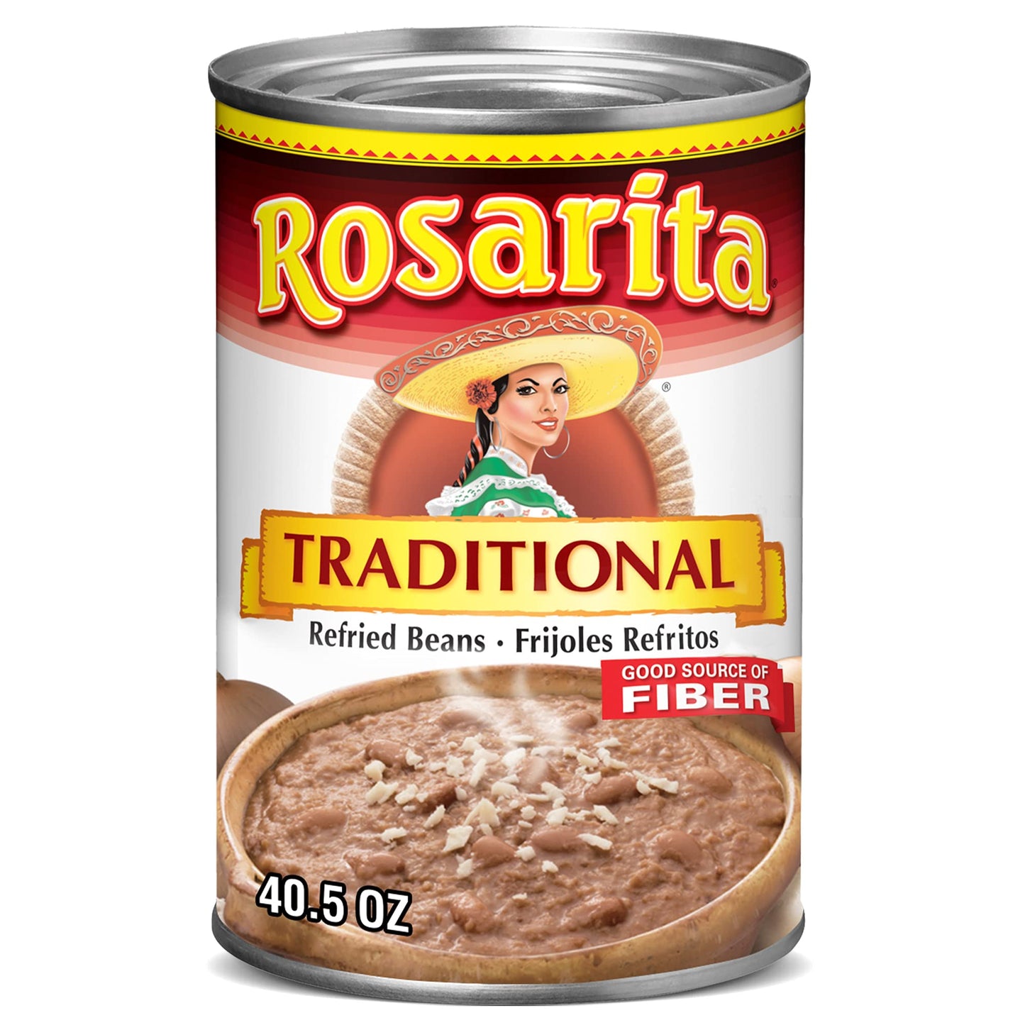 Rosarita Traditional Refried Beans, 40.5 Oz