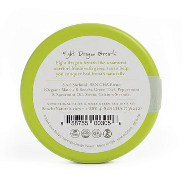 SEN CHA Naturals Green Tea Mints, Moroccan Mint, 1.2 oz (Pack of 6)