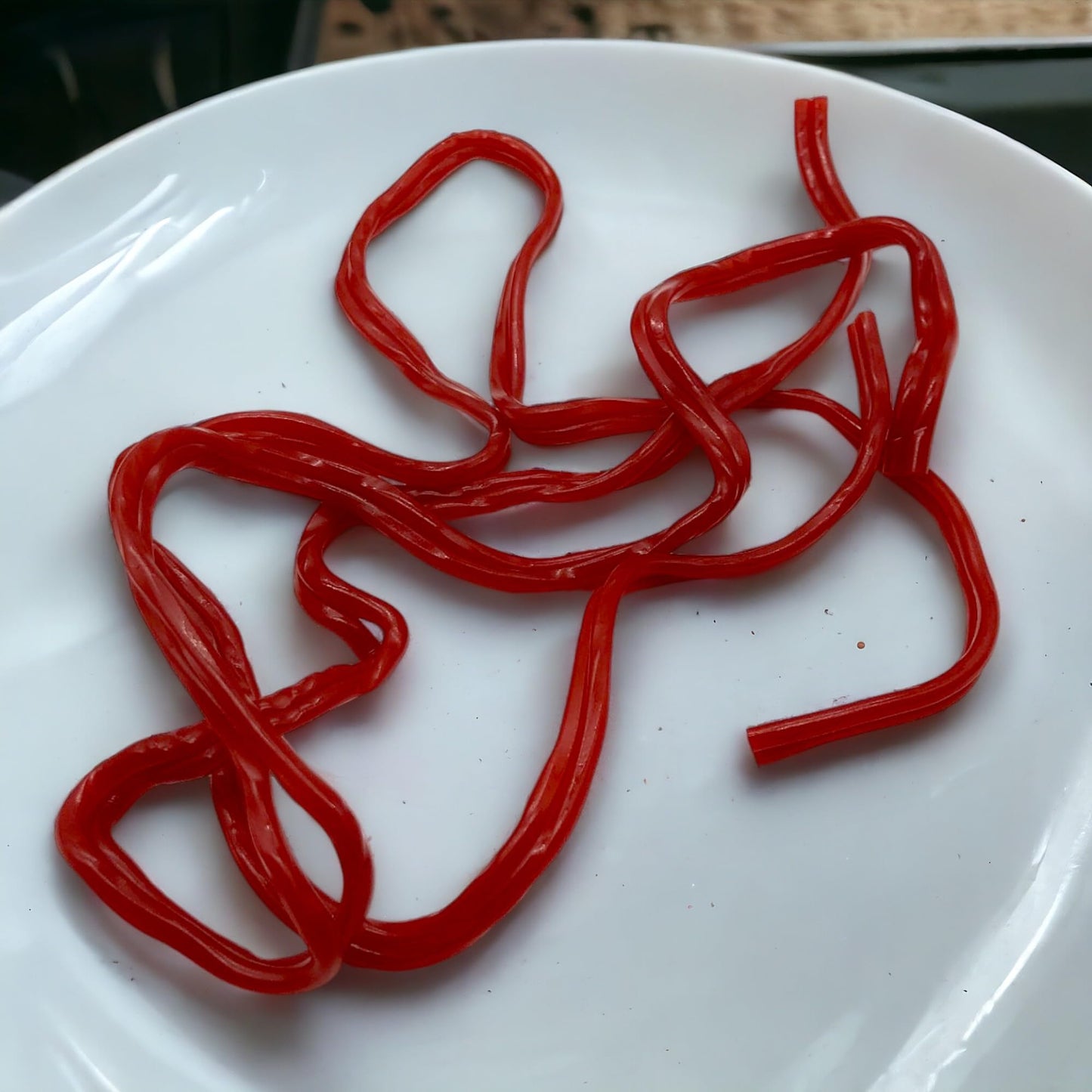 Premium Strawberry Licorice Laces Candy-2 Lbs Delectable Red Licorice Candy Made With Natural Strawberry Flavor - Perfectly Swee