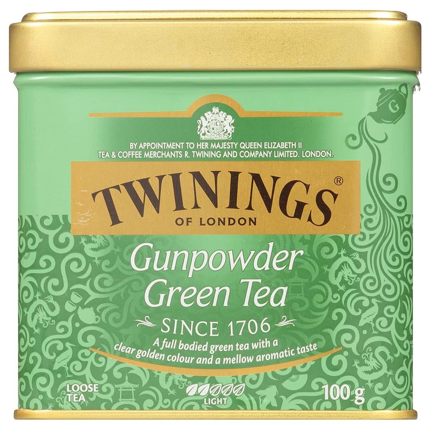 Twinings Of London Loose Gunpowder Green Tea, 3.53 Ounce Tin