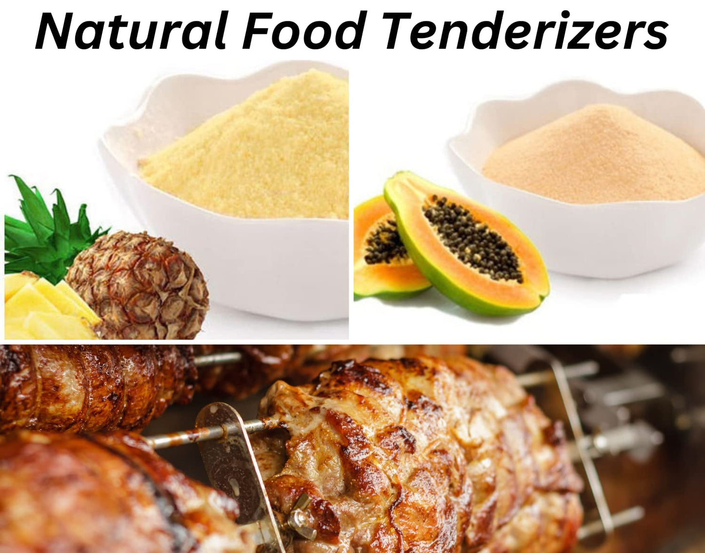 100% Natural Papaya Powder, 1 Lb, Eco-Friendly Resealable Pouch, No Artificial Flavors/Preservatives/Fillers, Halal, Vegan-Frien