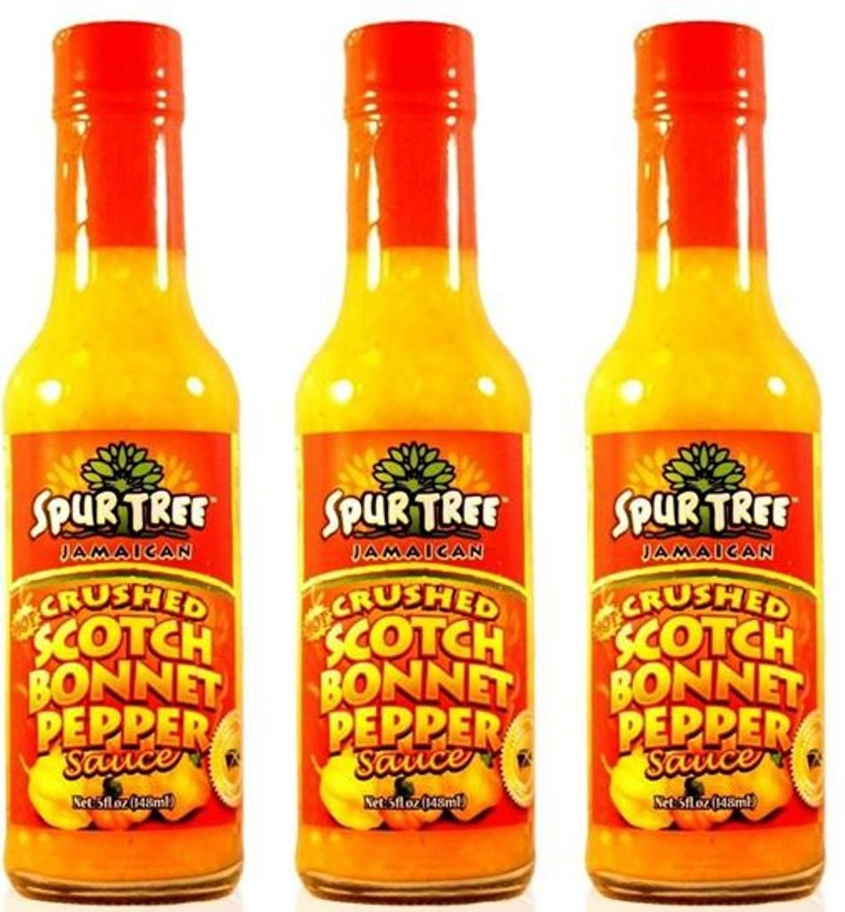 Spur Tree Jamaican Scotch Bonnet Pepper Sauce – Scotch Bonnet Hot Sauce For An Authentic Jamaican Experience – Scotch Bonnet Peppers To Spice Up Your Dish (5 Oz, 3 Pack)