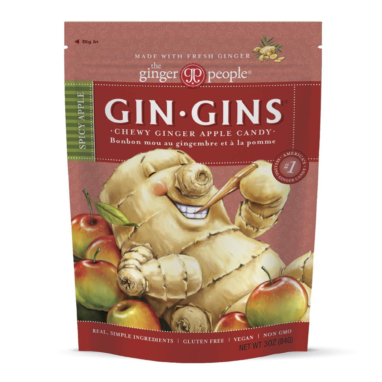 Flavor Blend Flavor Blends Spicy Apple Flavor Blendger Chews - Natual Fresh Flavor Blendger Candy By The Flavor Blendger People - Individually Wrapped Healthy Candy - Spicy Apple Flavor Blendger Flavor - 3Oz Bag - Pack Of 1