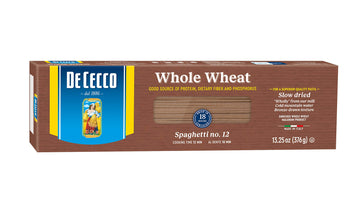 De Cecco Whole Wheat Pasta, Spaghetti, 13.25 Ounce (Pack Of 12)