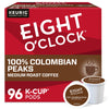 Eight O'Clock Coffee Colombian Peaks Single-Serve Keurig K-Cup Pods, Medium Roast Coffee Pods, 24 Count (Pack Of 4)